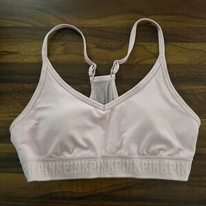 PINK Victoria's Secret Light Pink Sports Bra